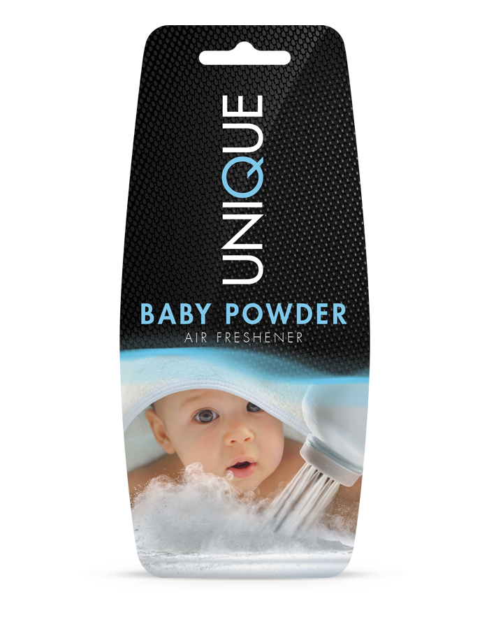 BABY POWDER | Unique Black Air Fresheners Collection